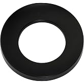 KECTIAKL Vessel Sink Base Plastic Mounting Ring - Matte Black | For Bathroom Glass Sink Bowls