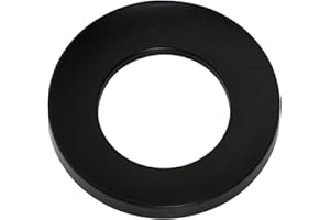 KECTIAKL Vessel Sink Mounting Ring Fit for Home Bathroom Glass Vessel Sink Base Mounting Ring Plastic (Matte Black)