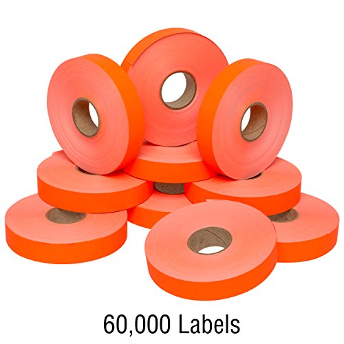 image for Perco Flou. Red Pricing Labels for Monarch 1115 Price Gun - 4 Sleeves,