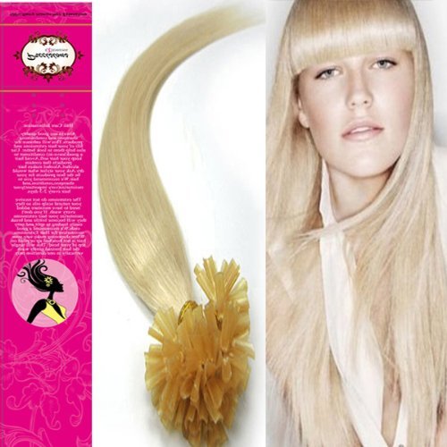 16 Pre Bonded Tipped Hair Nail Tip U Tip 100 Of Real Remy Human