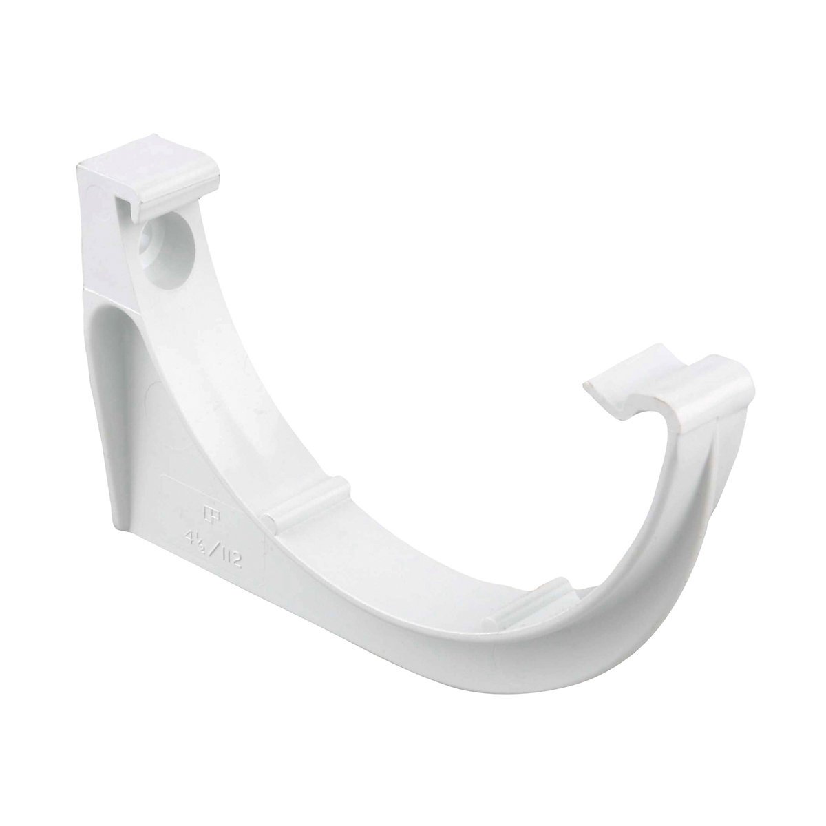 OSMA Pk of 3 x Wavin 0T019W (WHITE) Roundline Gutter Fascia Support Bracket 112mm