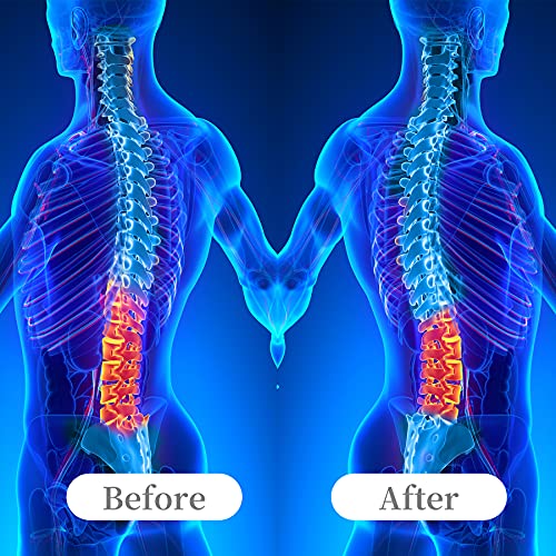 Heated Lumbar Support Pillow for Sleeping Memory Foam Lumbar Stretch