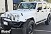 APS Running Boards (Side Bars Side Steps Step Bars) Compatible with Jeep Wrangler JK 2007-2018 4-Door (Factory sidesteps or Rock Rails Have to be Removed) (Silver 4 inches)