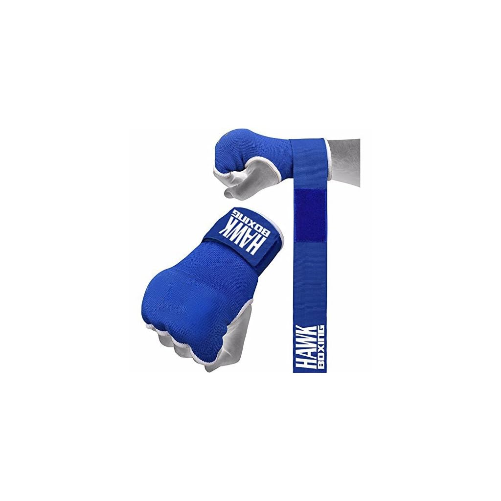 Hawk Padded Inner Gloves Training Gel Elastic Hand Wraps for Boxing