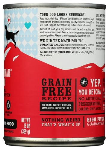 I AND LOVE AND YOU NAKED ESSENTIALS WET DOG FOOD – GRAIN FREE AND CANNED, BEEF, 13-OUNCE