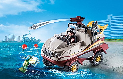 PLAYMOBIL City Action 9364 Amphibienfahrzeug mit Unterwassermotor, Ab 5 Jahren – Bild 3