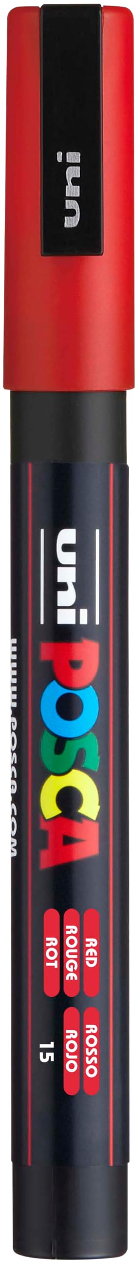 Uni-Ball 156596000 Posca Fine Bullet Tip Marker - Red