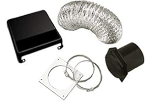 WESTLAND Splendide Dryer Vent Kit, Black