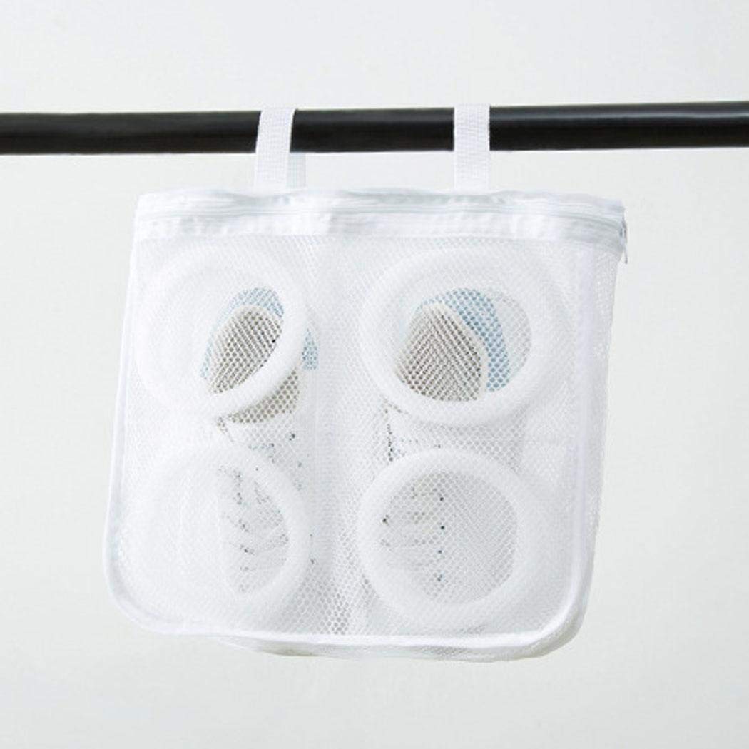 mekolen Portable Mesh Laundry Shoes Bags Shoe Washing Organizer Bags Washing Machine Special Shoe Bag