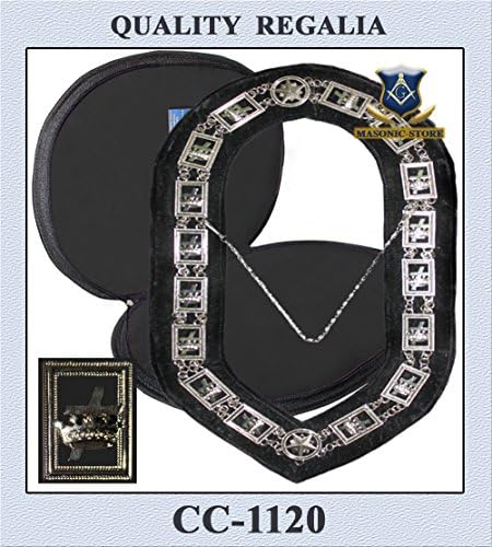 Masonic Knight Templar Chain Collar + Free Case (as a Gift)