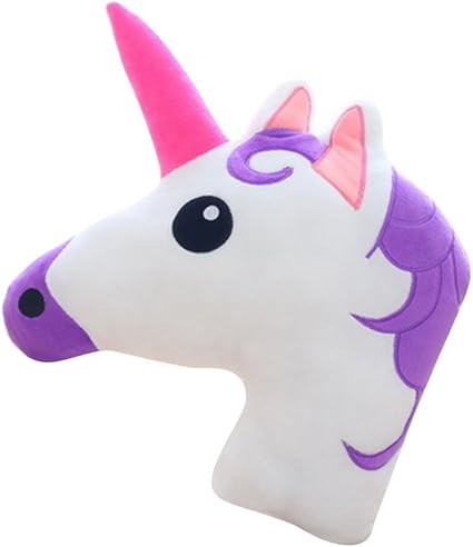 unicorn head pillow