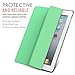 MoKo Case Fit iPad 2/3/4 - Ultra Lightweight Slim Smart Shell Stand Cover with Translucent Frosted Back Protector Fit iPad 2/The New iPad 3 (3rd Gen)/iPad 4, Mint Green (with Auto Wake/Sleep)