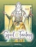Spirit & Fantasy Coloring Book: Black & White Edition by 