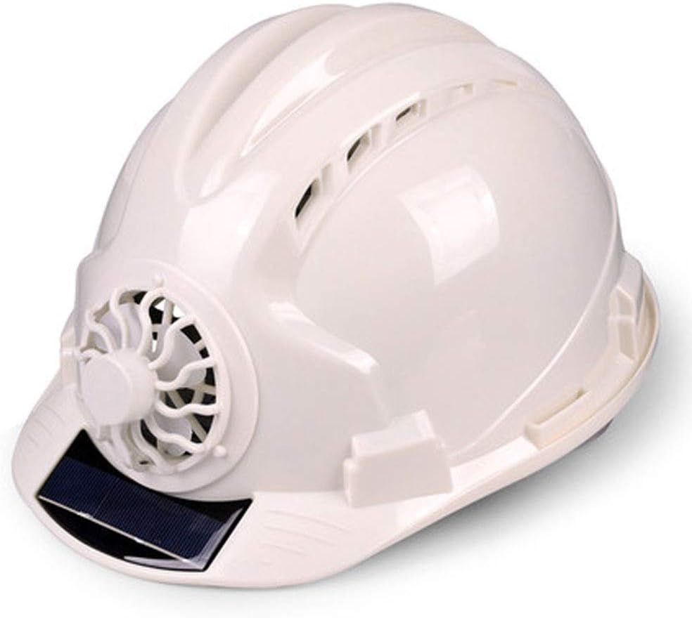 Security helmet, Construction Site Construction Ventilated, Sun Protection Construction Site Safety Helmet, Multicolor selection hard hat,White