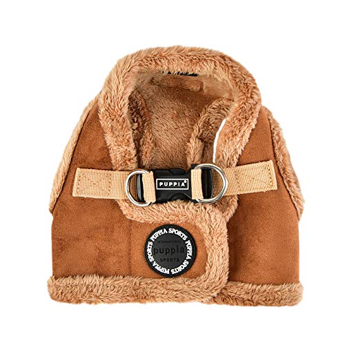 Puppia Terry Vest Dog Harness Step-in Winter Suede Warm No Choke No Pull Traini…