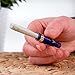 PURR Smokey Rolling Tip (Blue) - Improve Your Smoking Experience with This High Quality Glass Filter Tip for Tastier Flavor & Smoother Hits! Easily Cleaned & 100% Reusable. Great for Hand Rolls