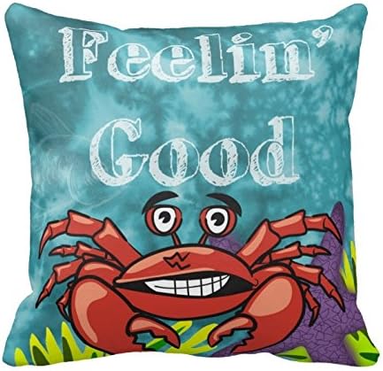 Kids Sea Looking Good Throw Pillow 18 X 18 Two Sides Bedding Home Decoration Square Throw Pillow Case Decorative Cushion Cover Pillowcase