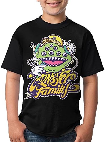 Girls Hip Hop Monster DJ Music Casual Graphic Shirt L With Round Neck.