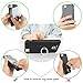 iPhone 7 / 6s / 6 Goat Case Funny Amazing for Selfie [Ring Kickstand Plate] Hands Free Silicone Bumper Rugged Drop Protection Phone Case for Apple iPhone 7 / 6s / 6 - Black