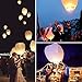 GOCHANGE Chinese Lanterns, 20 Pack Sky Lanterns - 100% Biodegradable, Eco-Friendly, Paper Lanterns for Weddings, Celebrations, Memorial Ceremonies, White Flying Sky Lanterns