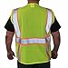 3C Products Class 2 Reflective Safety Vest 2XL Neon Green with Orange