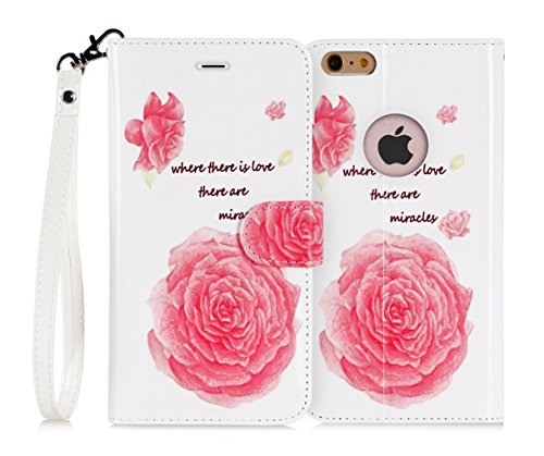 iPhone 6S Plus Case, FYY [Top-Notch Series] Premium Leather Wallet Case All-Powerful Cover for Apple iPhone 6 Plus/6S Plus Fashion 4