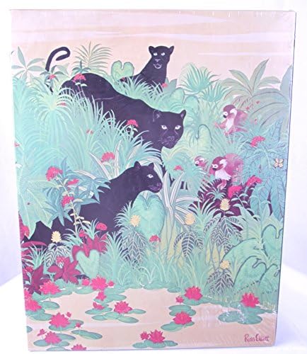 Another View C.R. Gibson Puzzle - Black Panthers - 1000 Piece Jigsaw Puzzle, 24"x30", 1977