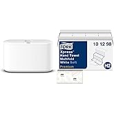 Tork Xpress Paper Towel Dispenser and Tork Extra Soft Multifold Hand Towels (16 Packs)