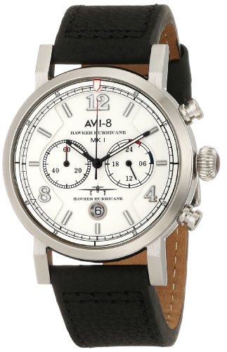 AVI-8 Men's AV-4015-01 Hawker Hurricane Analog Japanese-Quartz Black Watch