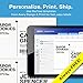 Avery Shipping Address Labels, Laser Printers, 230 Labels, Half-Sheet Labels, Permanent Adhesive, TrueBlock (5126)