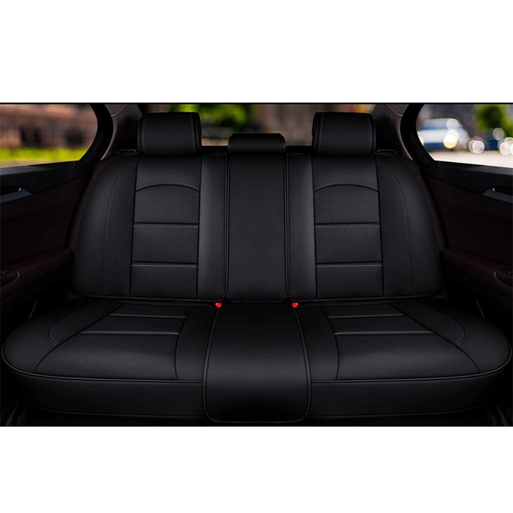 Smx Com Pl Housse De Siege Auto Pour Sieges Avant Et Arriere Ensemble Complet De 5 Sieges En Cuir Universel Coussin De Siege Universel Compatible Avec Le Coussin Quatre Saisons En Cuir Impermeable Coussin