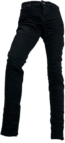 Amazon デニムパンツ 黒スキニー ダメージ加工 ジーパン メンズ V 02 ジーンズ 通販