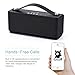 Efsound Ef-101 Aluminum Portable Wireless Bluetooth Speaker with 3.5 mm Aux Line, Black