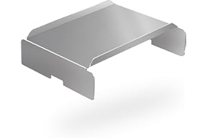 CANDANA Flame Tamer for Pit Boss, Heat Diffuser for Pit Boss Accessory Flame Baffle Deflector Shield Pitboss Replacement Parts Heavy Duty Stainless Steel Wood Pellet Grills