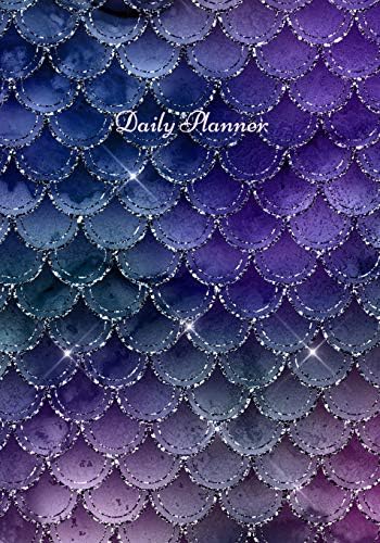 Daily Planner: Mermaid Scales Academic Daily Organizer August 2019 through July 2020 Paperback – July 12, 2019