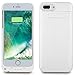 iPhone 8 Plus/iPhone 7 Plus Battery Case, Peyou 4000mAh Ultra Slim Extended Backup Power Bank Battery Charger Case Cover with Kickstand for iPhone 8 Plus, 7 Plus, 6 Plus, 6S Plus 5.5