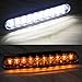 Fullkang 2x 30 LED Car Daytime Running Light DRL Daylight Lamp with Turn Lights