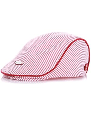 Unisex Baby Stripe Newsboy Cap Hat