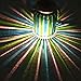 Sogrand Green Stripe Copper Cap Glass Jar, Solar Lights Outdoor, Thick Hanger