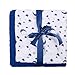 Starry Sky Muslin Stroller Blanket - Silky Soft and Breathable Summer Blanket for Toddler - Oversized 47
