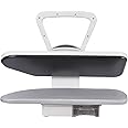 Intelligent Steam Press, 1600W Professional Commercial Iron Press Machine Steam Iron Press with 5 Fabric Functions and Digital Touch Screen (White)