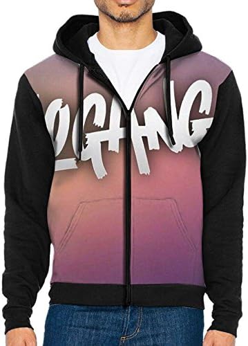 KJKDDDH Men's Sweaters Logan Paul Parrot Logo Zip Up Hoodie Sweatshirt