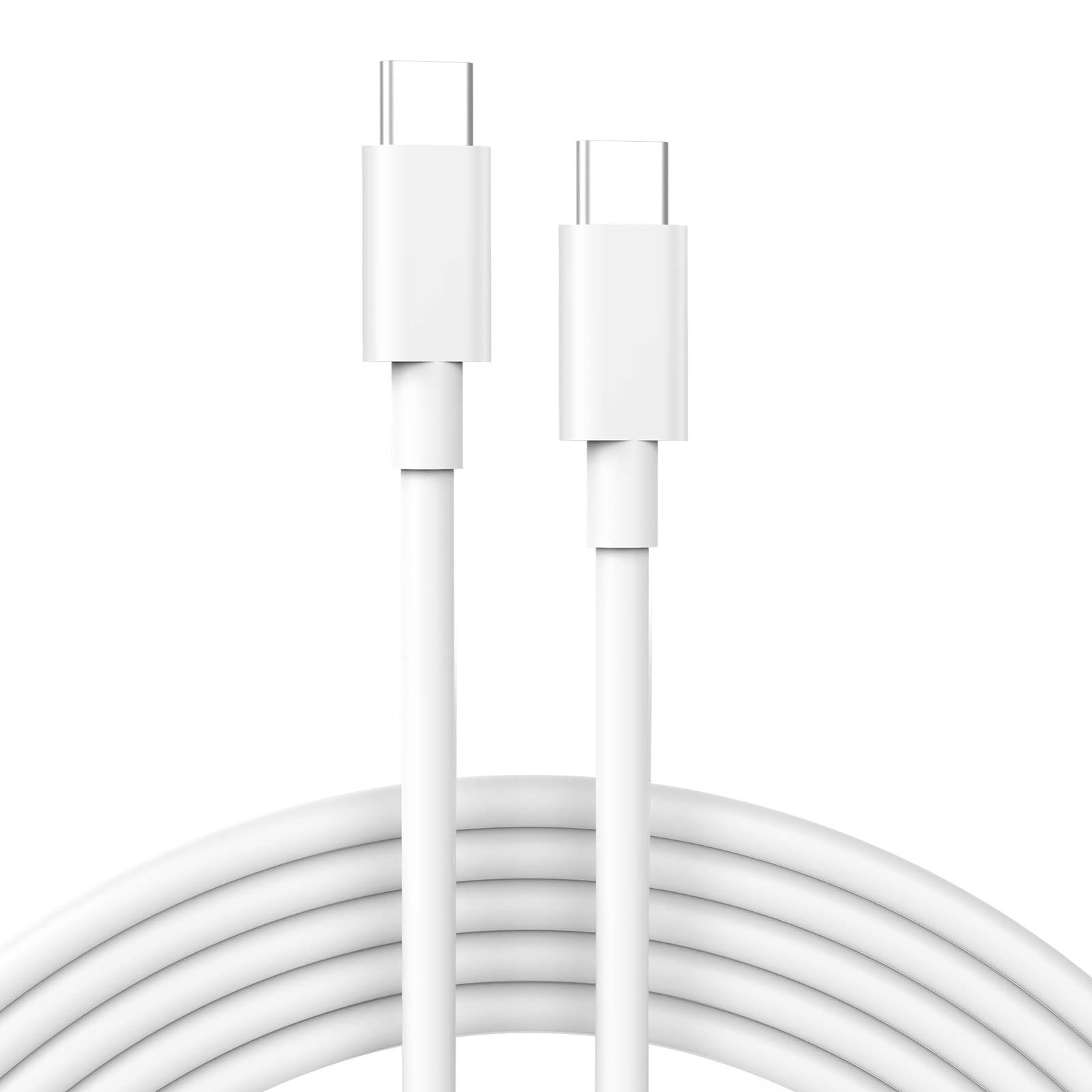 Photo 1 of 10ft USB C to USB C Cable for iPad Pro 13/12.9/11 inch, Air 5/4, Mini 6, MacBook Air/Pro Charger, iPhone 17/16/15 Pro Max, Pixel, USBC Type C Fast Charging Cord