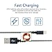 Ostart Apple Certified Lightning cable to USB -3ft, Nylon Braided Fast Charging Cord -Gray