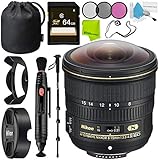Nikon AF-S Fisheye NIKKOR 8-15mm f/3.5-4.5E ED Lens Base Bundle