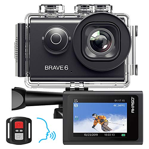 AKASO-Cmara-Deportiva-4K-WiFi-20MP-Control-de-Voz-Cmara-de-Accin-EIS-Cmara-Sumergible-Acutica-Videocmara-30m-con-Control-remoto-6X-Zoom-2-Bateras-Kit-de-Accesorios-Brave-6