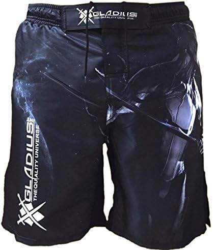 Gladius MMA Shorts UFC Cage Fighting Kick Boxing Grappling Gear Muay Thai Martial Arts Gym Training Men Predators (Large)