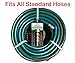 Heavy Duty Garden Hose Twist Nozzle, Proven Classic Design, Solid Brass Adjustable Power Sprayer That's Built to Last, Best for: Car Wash,Watering Flowers,Lawn, Organic Gardens, Expanding Hose
