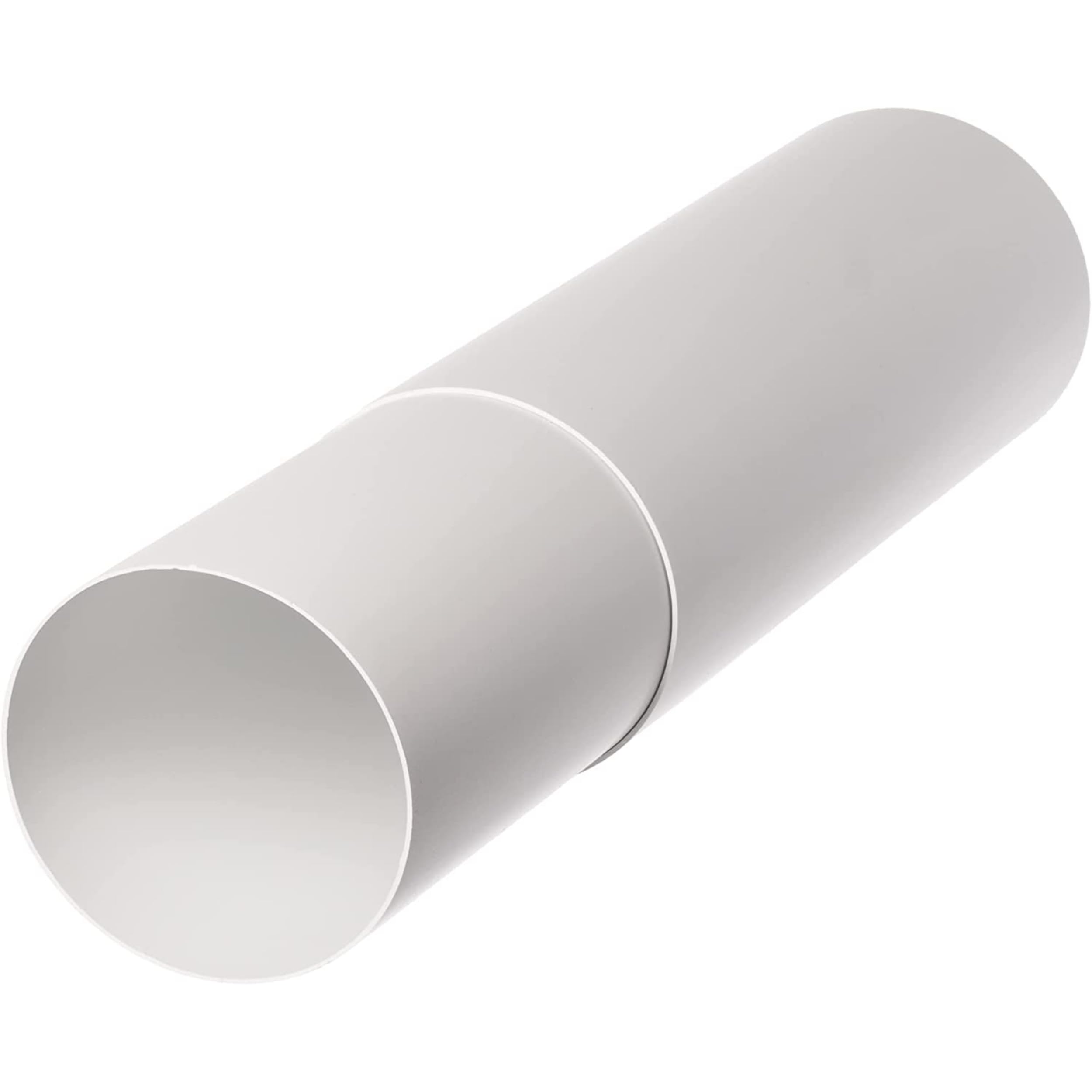 Ø 125mm / 5'' Plastic Telescopic Ventilation Wall Sleeve - Round Ducting Pipe - Extendable Vent Tube Duct