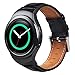 TOROTOP Compatible for Samsung Gear S2 Watch Band, Leather Replacement Band with Stainless Steel Connector for Compatible for Samsung Gear S2 Sport Smart Watch Band SM-R720/R730(NOT FIT SM-R732)